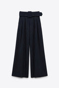 PANTALON RAYÉ AVEC CEINTURE