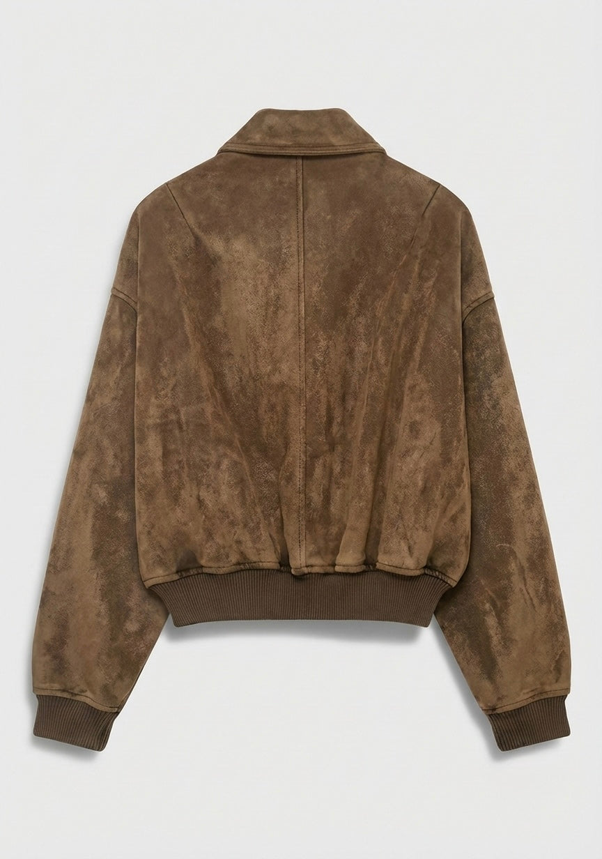 BLOUSON ZIPPÉ À BORD-CÔTE