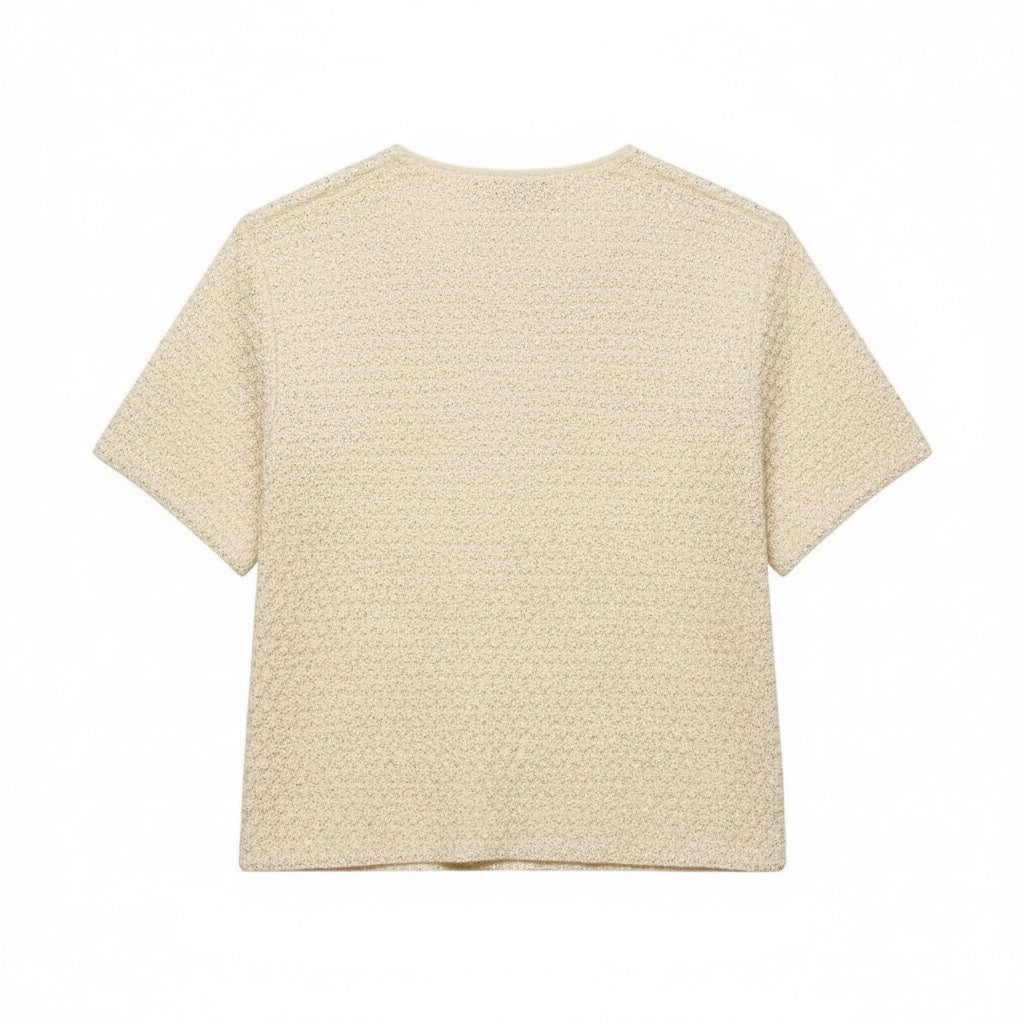 TOP EN MAILLE À SEQUINS