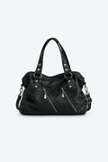 SAC À MAIN CUIR PU ZIPPÉ