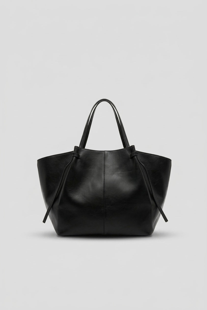 SAC CABAS À FERMOIR MÉTALLIQUE