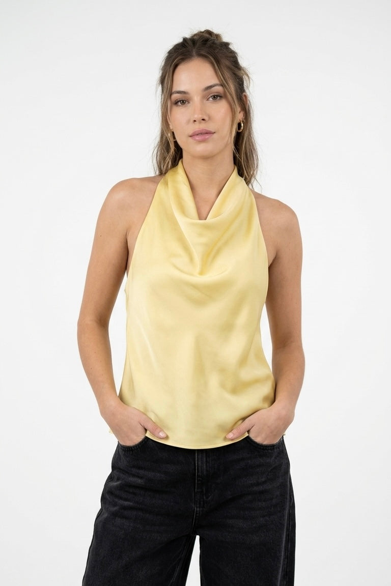 TOP DOS NU EN SATIN