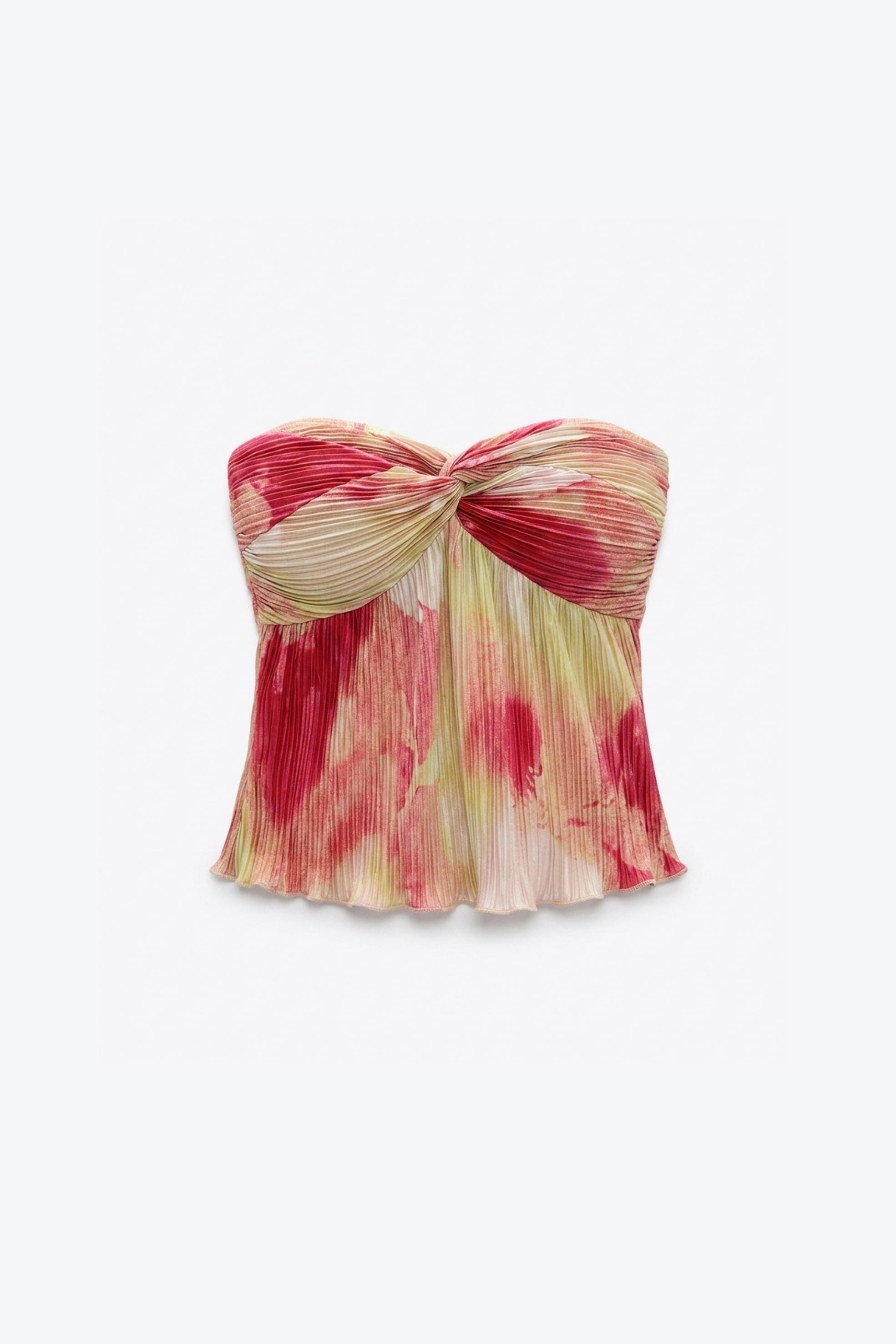TOP BUSTIER PLISSÉ TORSADÉ