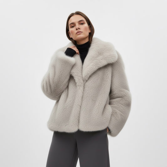 GIACCA EFFETTO PELLICCIA 