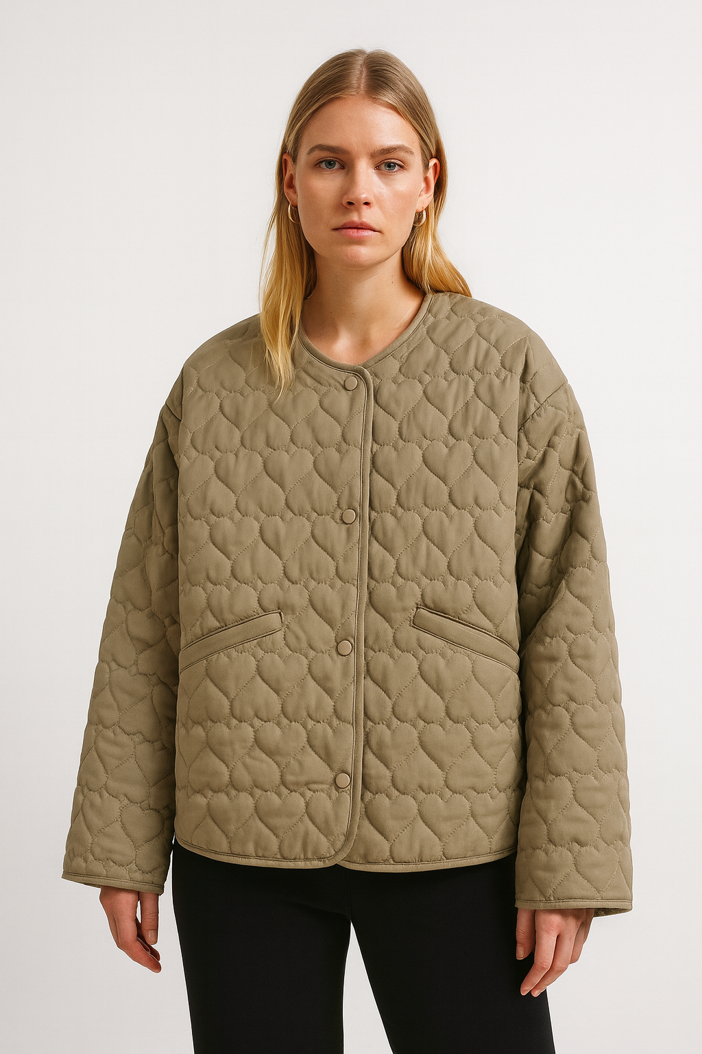 Heart pattern jacket • Women