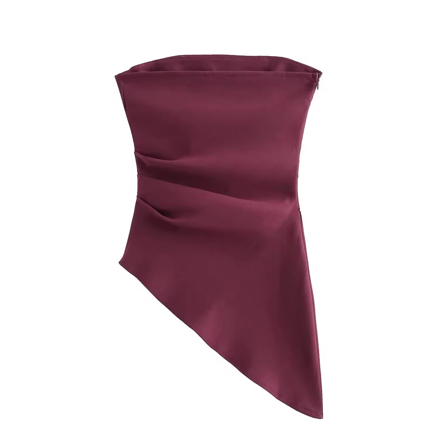 HAUT ASYMÉTRIQUE PLISS