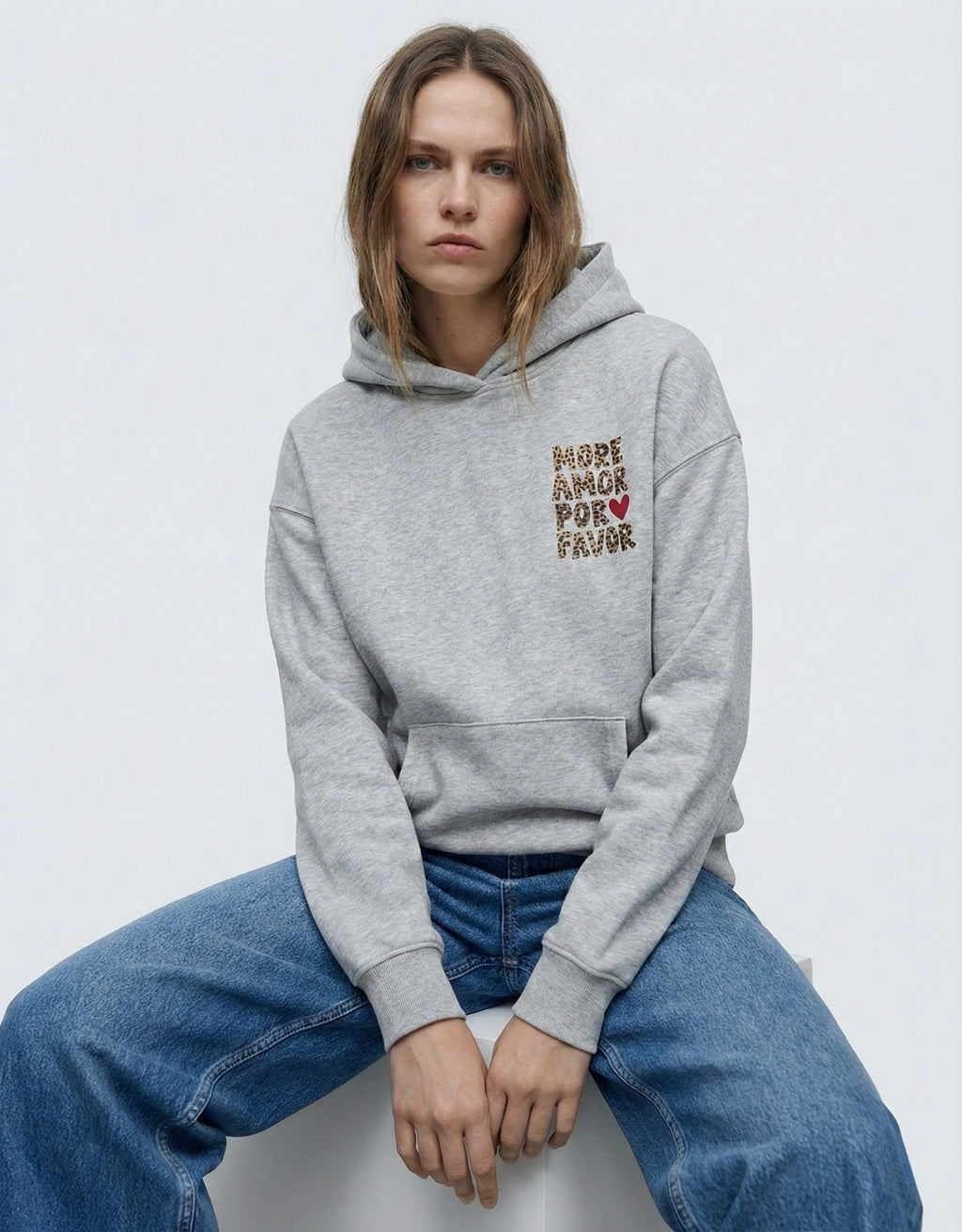 HOODIE IMPRIMÉ LÉOPARD