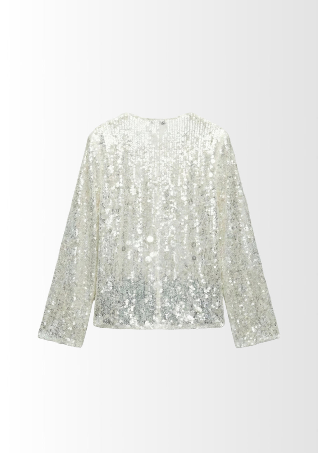 VESTE CACHE-CŒUR À PAILLETTES
