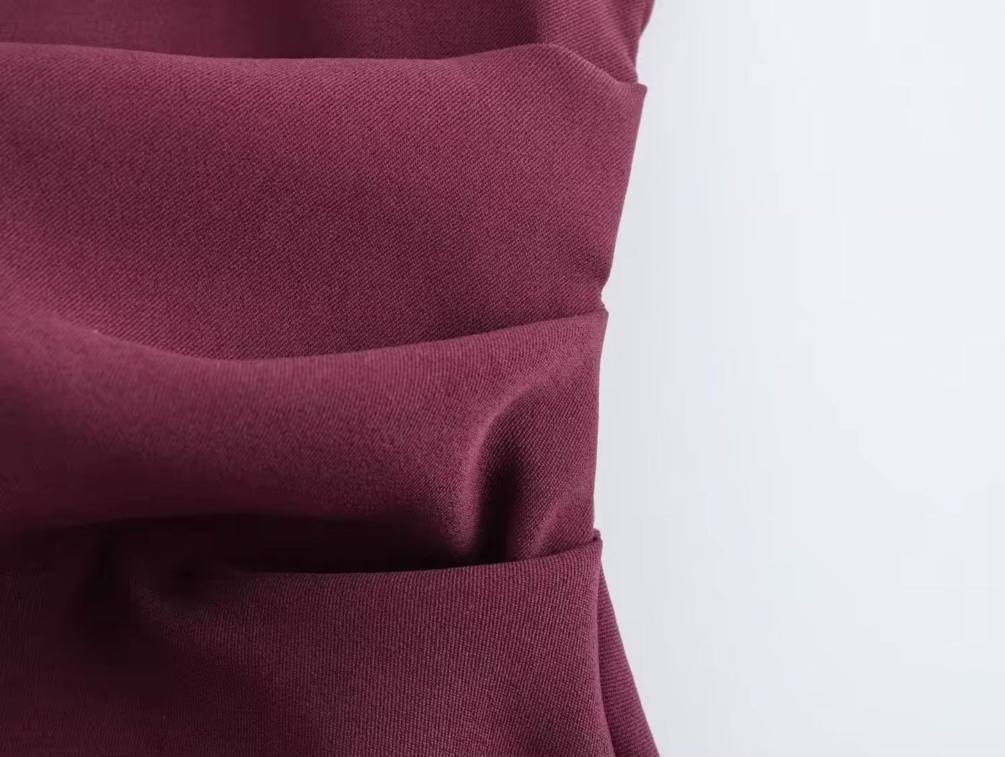 HAUT ASYMÉTRIQUE PLISS
