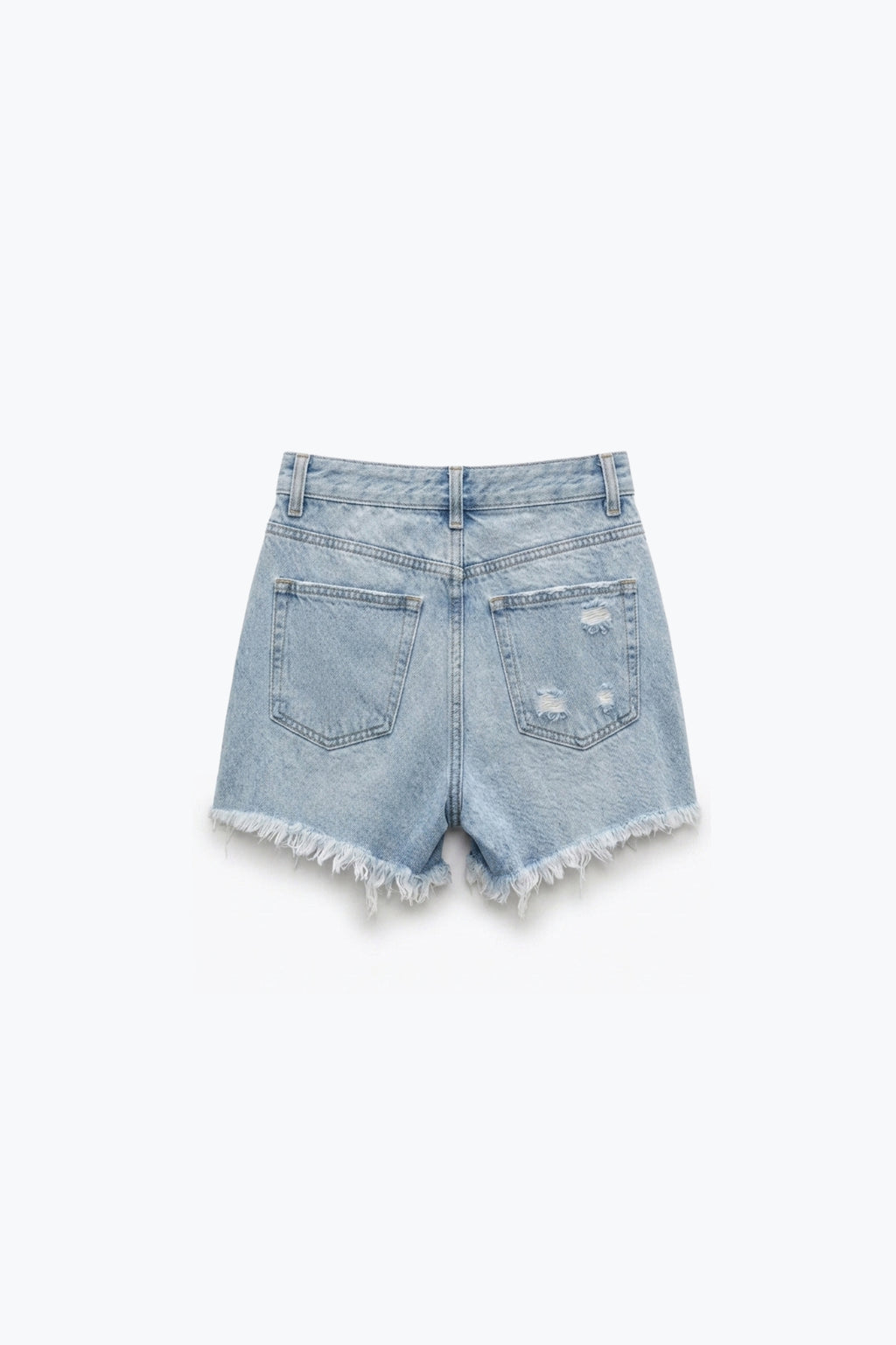 SHORT DENIM DÉCHIRÉ