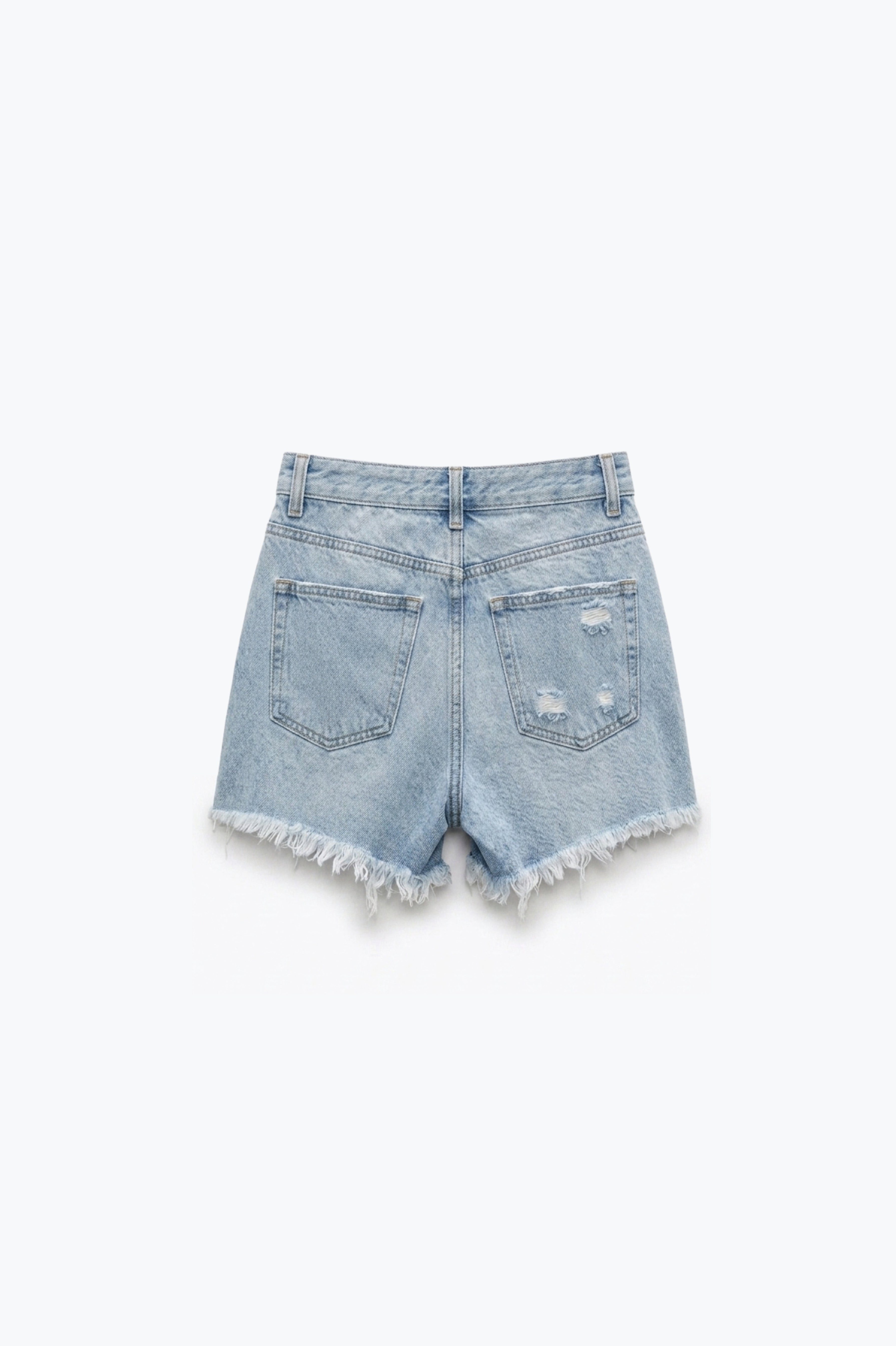 SHORT DENIM DÉCHIRÉ