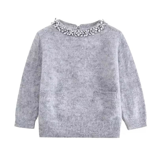 Pull effet diamant - Femme