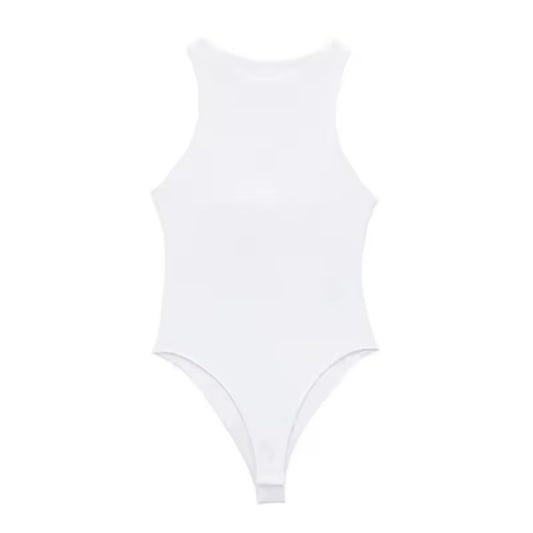BODY COL MONTANT SANS MANCHES
