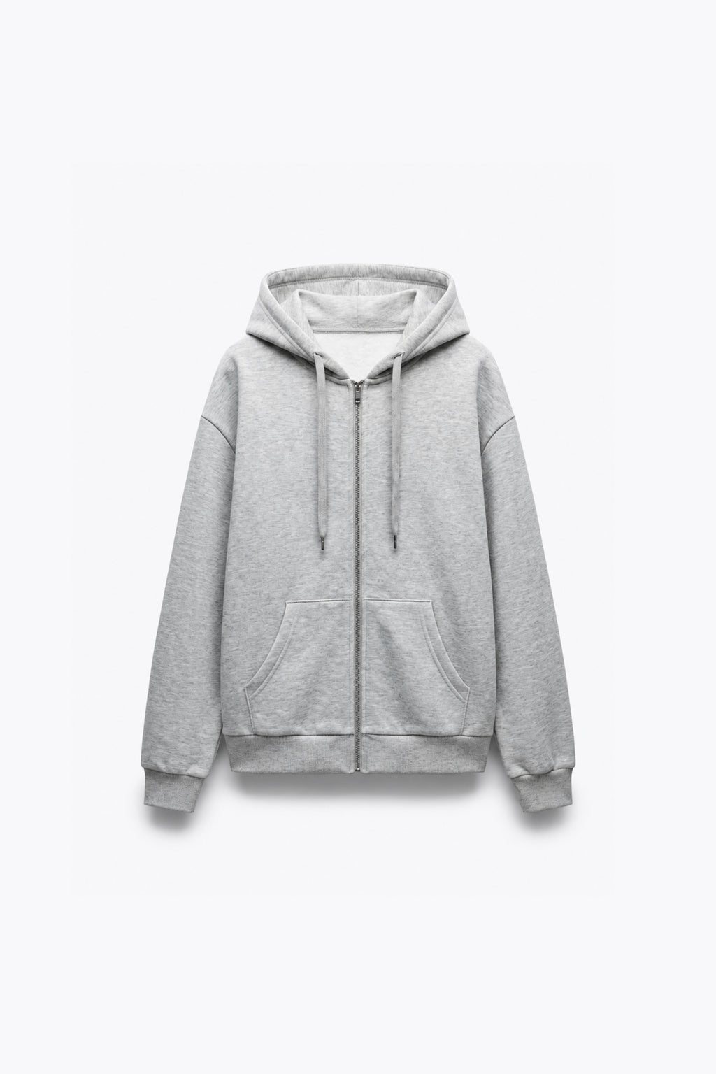 SWEAT À CAPUCHE ZIPPÉ EN MOLLETON