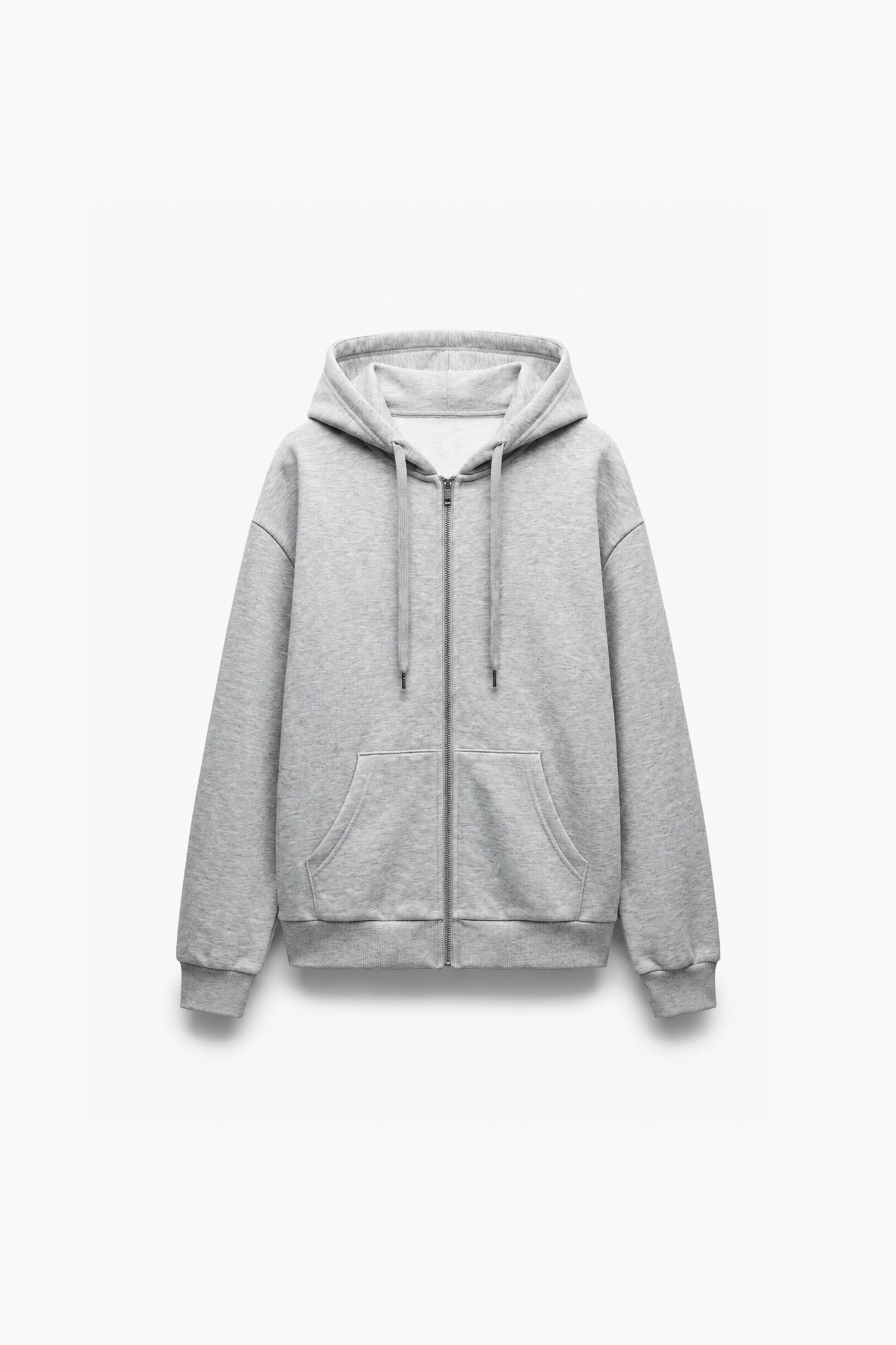 SWEAT À CAPUCHE ZIPPÉ EN MOLLETON