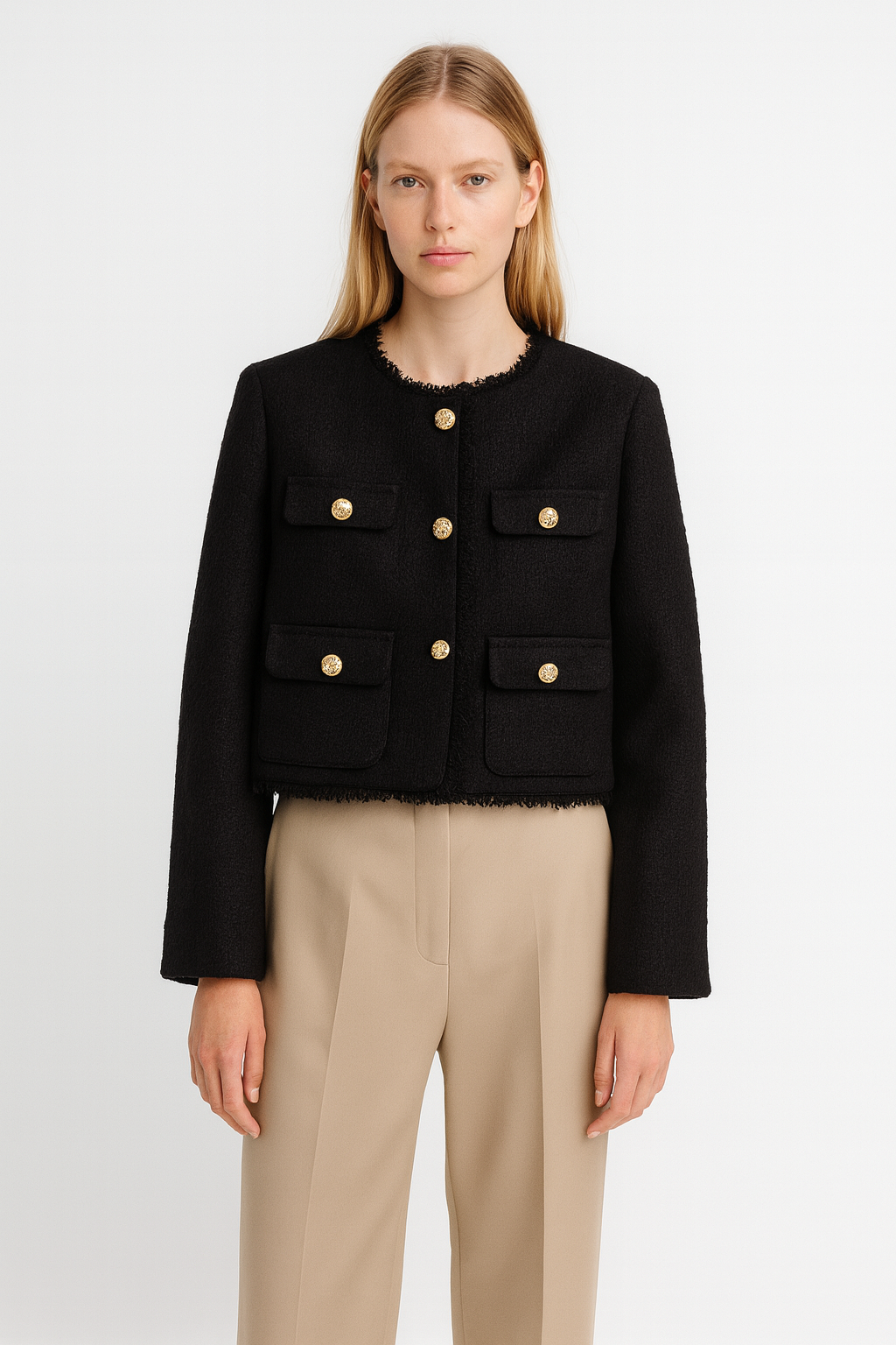 Giacca con bottoni dorati • Donna