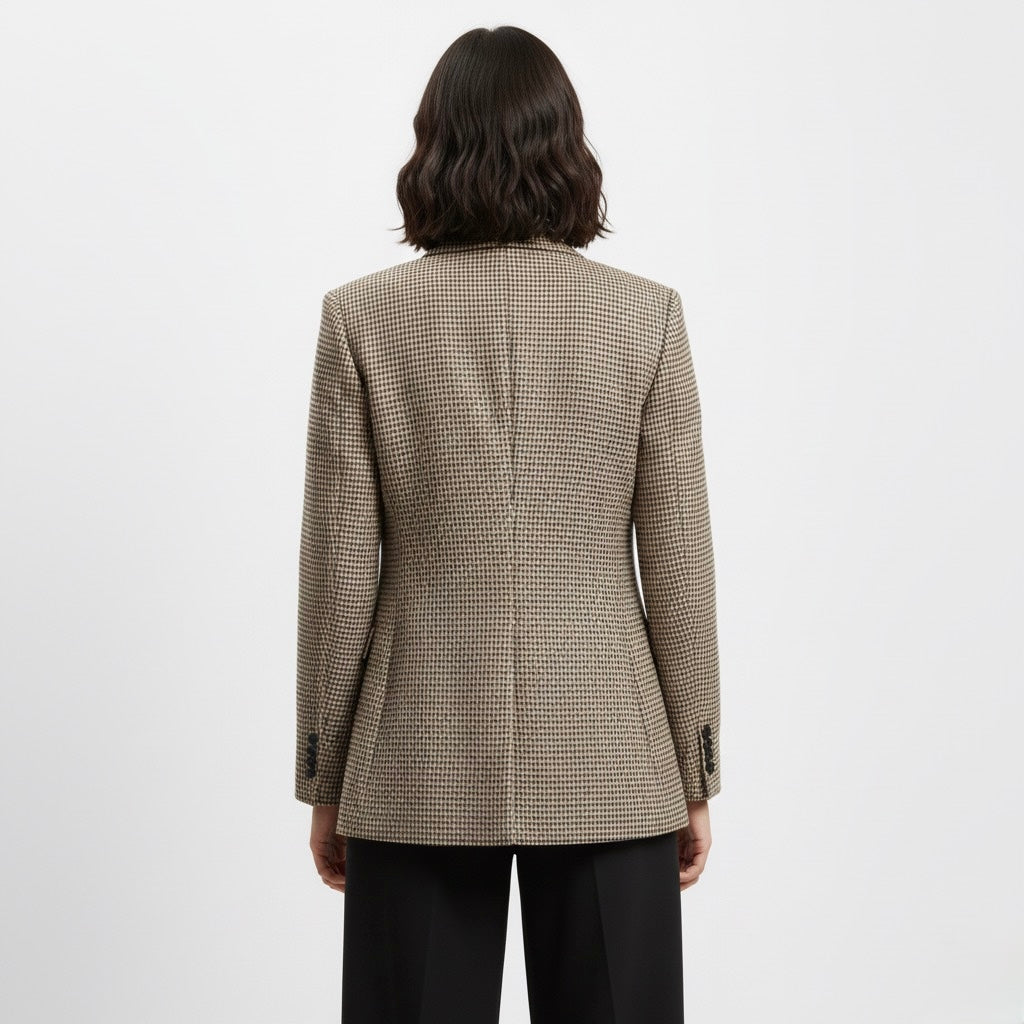 Checked blazer • Women