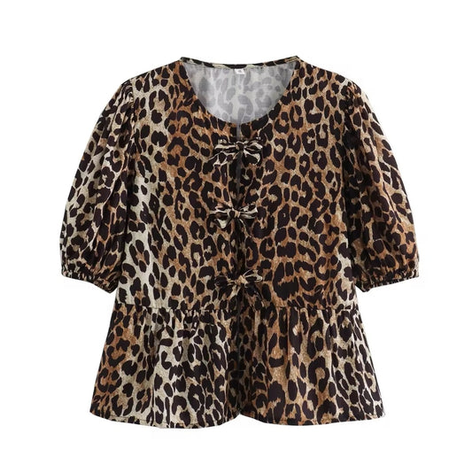 Leopard print shirt • Women