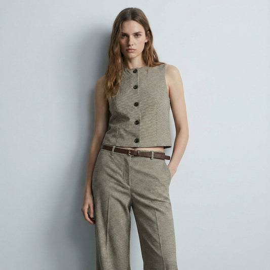 ENSEMBLE FLEURI TOP SMOCKÉ ET JUPE FENTE