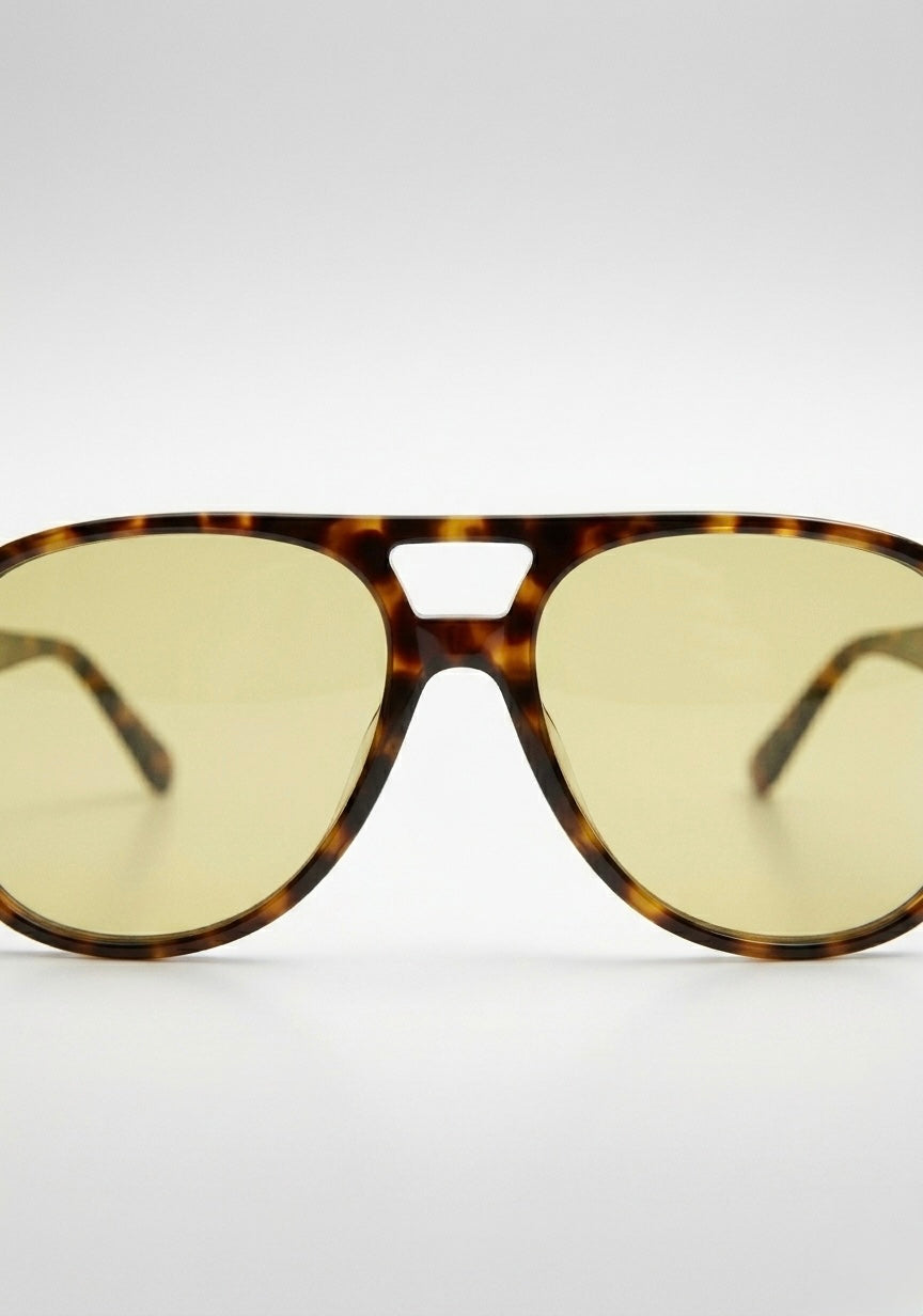 LUNETTES AVIATOR ÉCAILLE CLAIRE