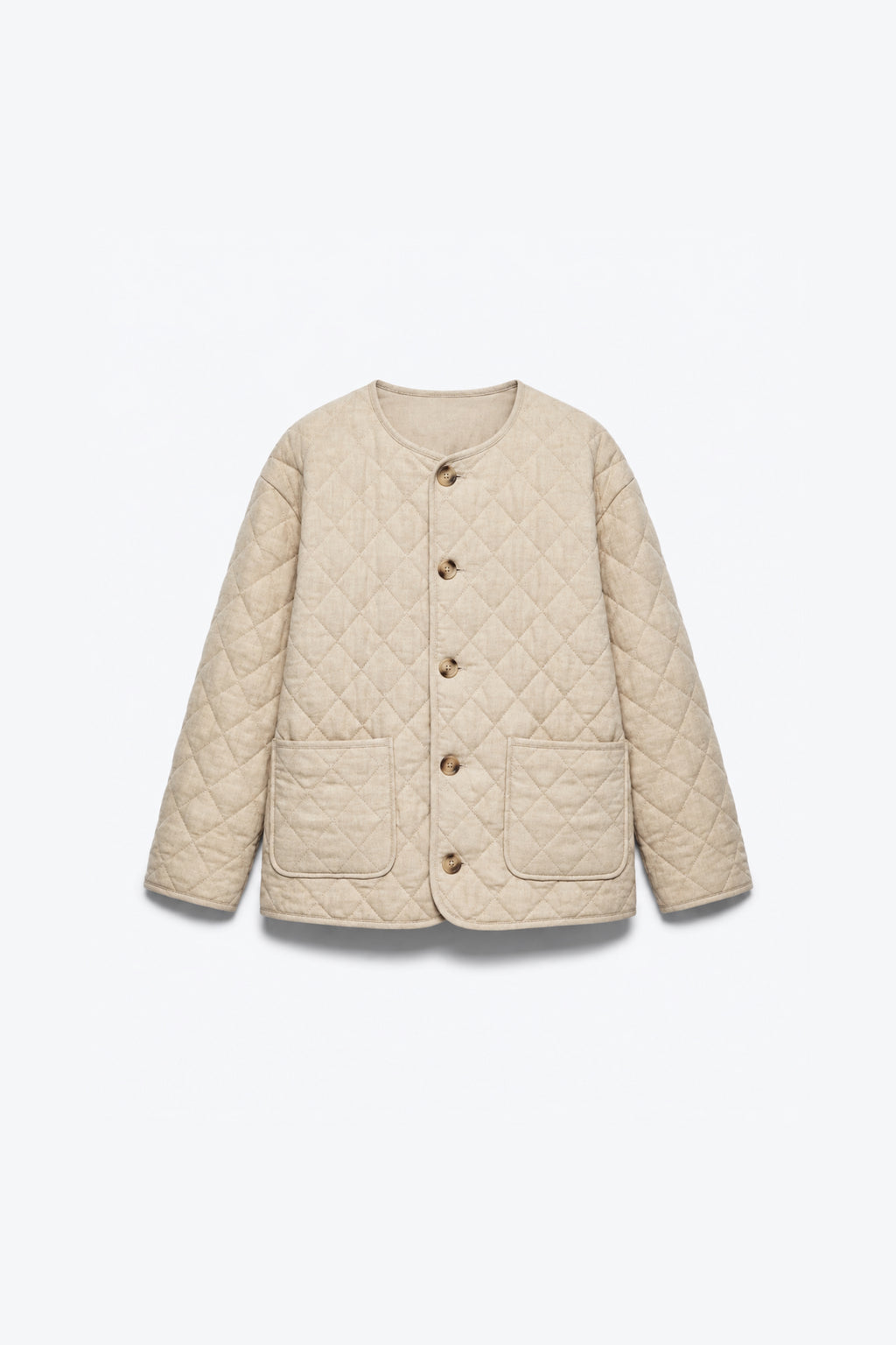 VESTE MATELASSÉE À SURPIQÛRES LOSANGES
