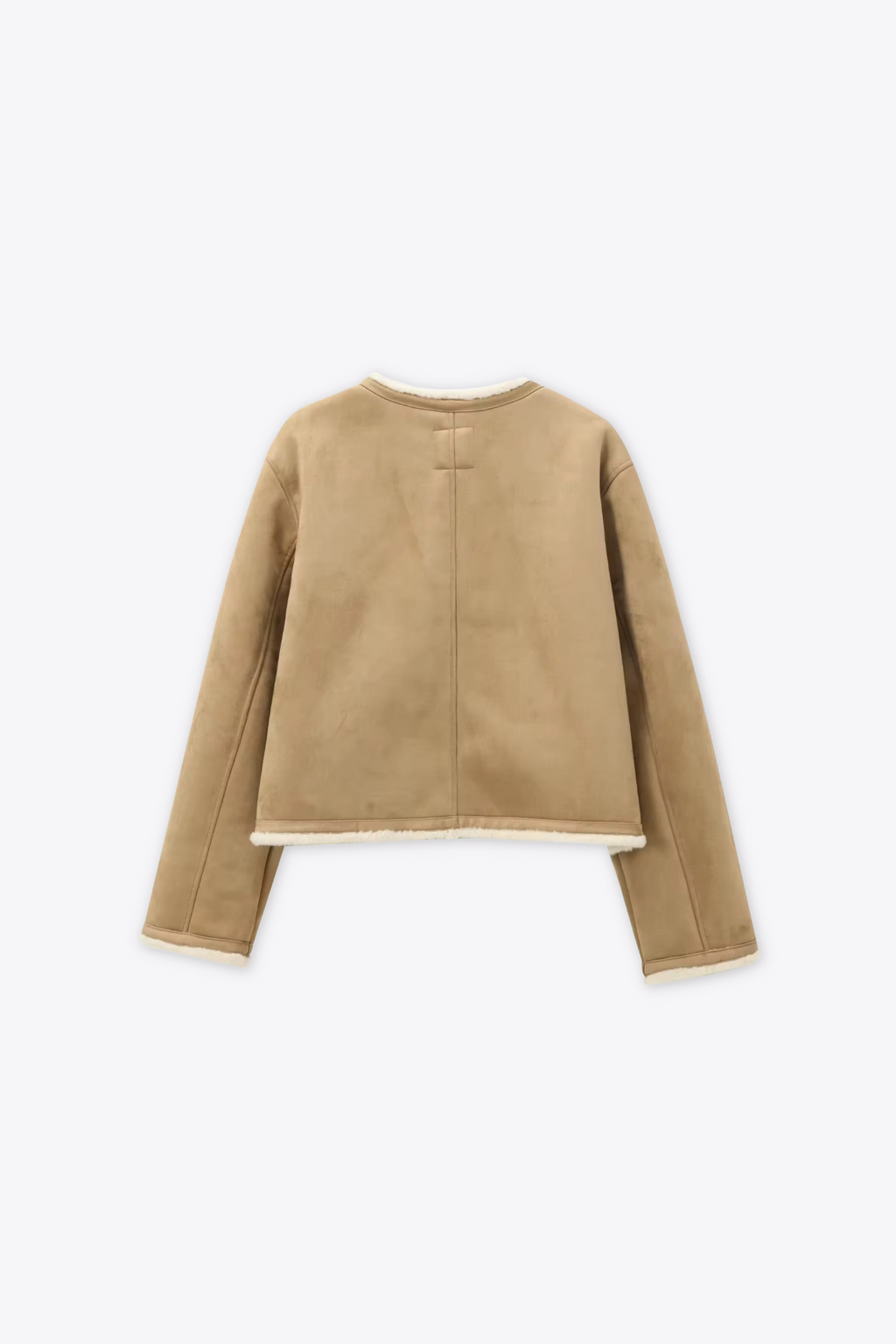 VESTE COURTE RÉVERSIBLE DOUBLÉE POLAIRE