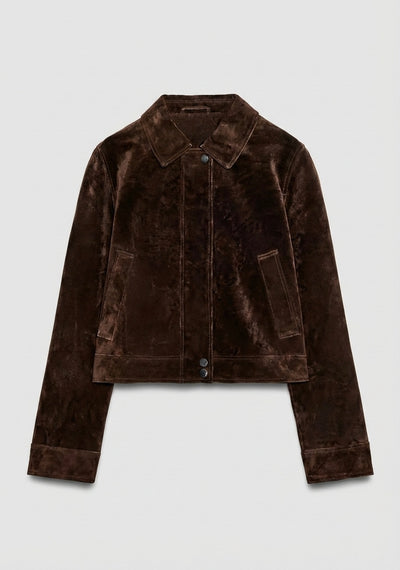 VESTE COURTE À BOUTON-PRESSION