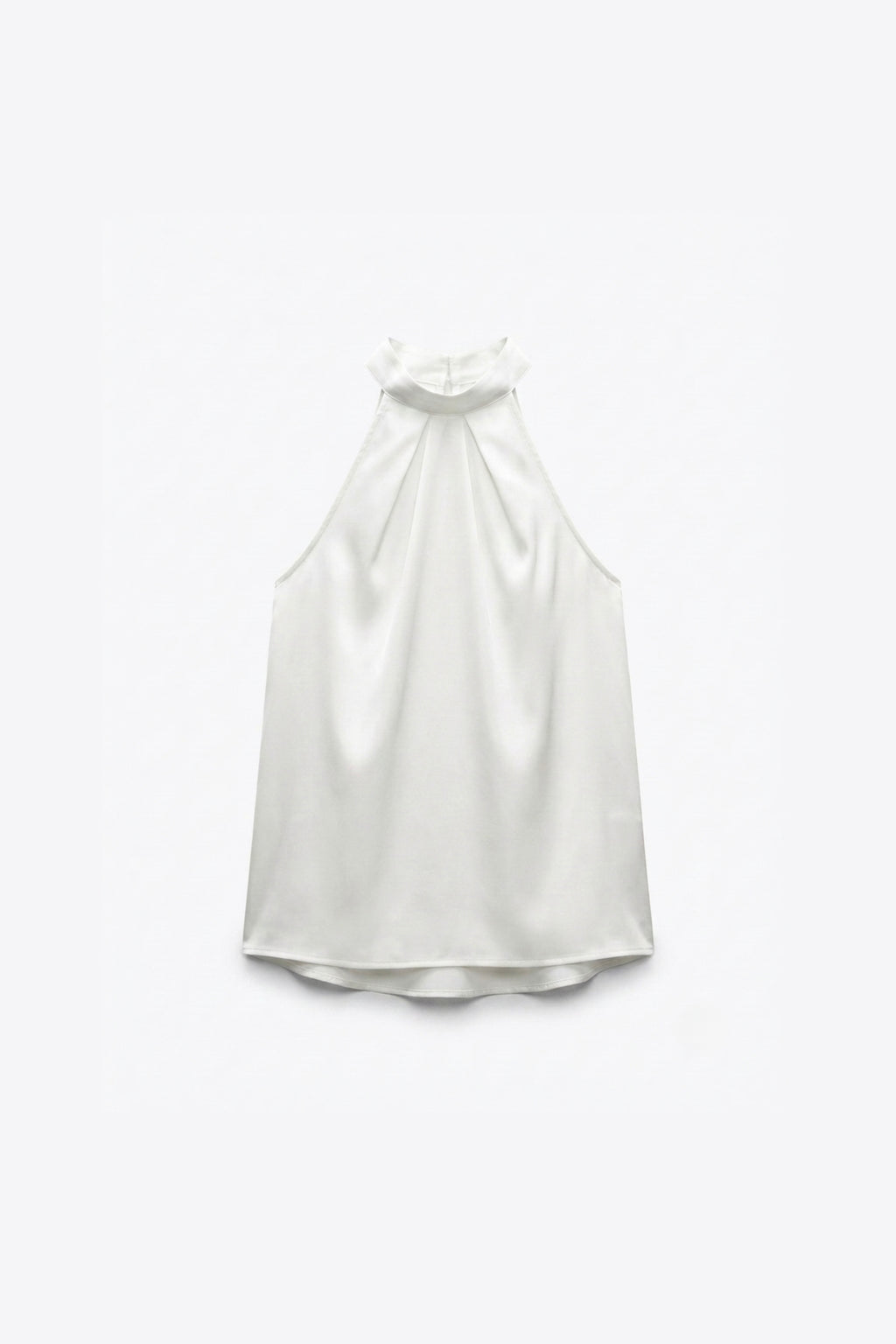 TOP SANS MANCHES COL HALTER