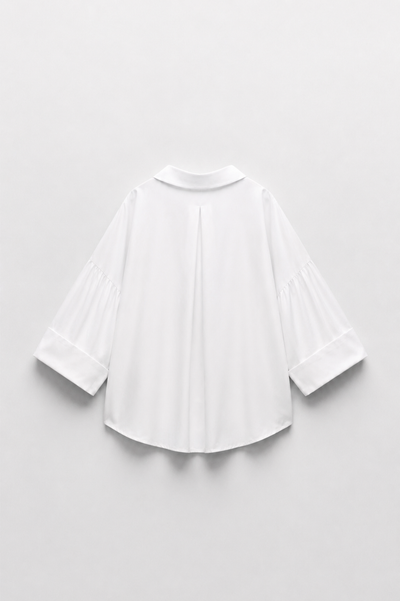 CHEMISE À COL CLASSIQUE AMPLE