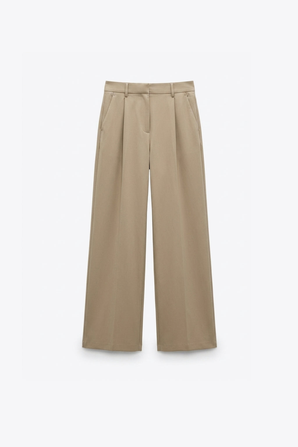 PANTALON DROIT À PINCES