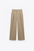 PANTALON DROIT À PINCES