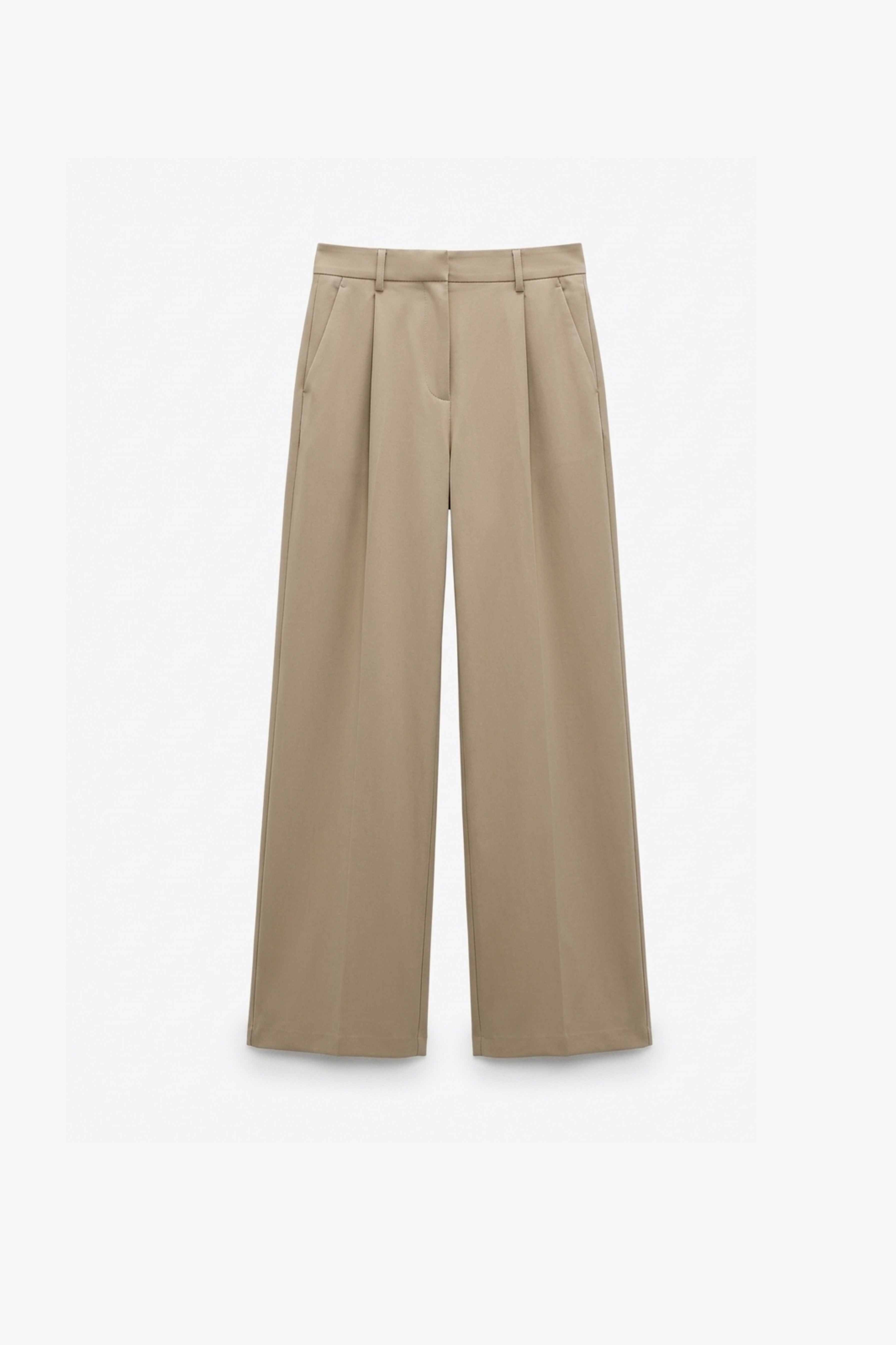 PANTALON DROIT À PINCES