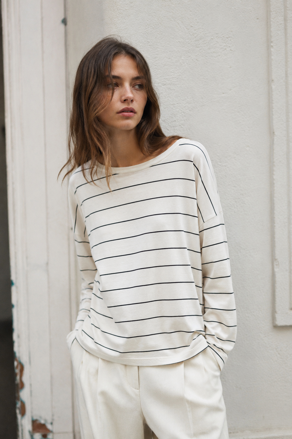 T-SHIRT OVERSIZE À LARGES MANCHES