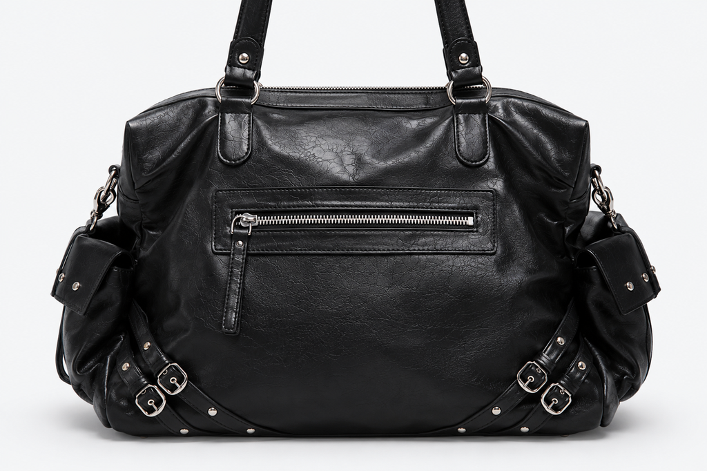 SAC ÉPAULE CLOUTÉS EN CUIR PU