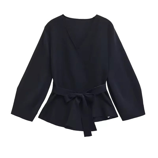 BLAZER À CEINTURE