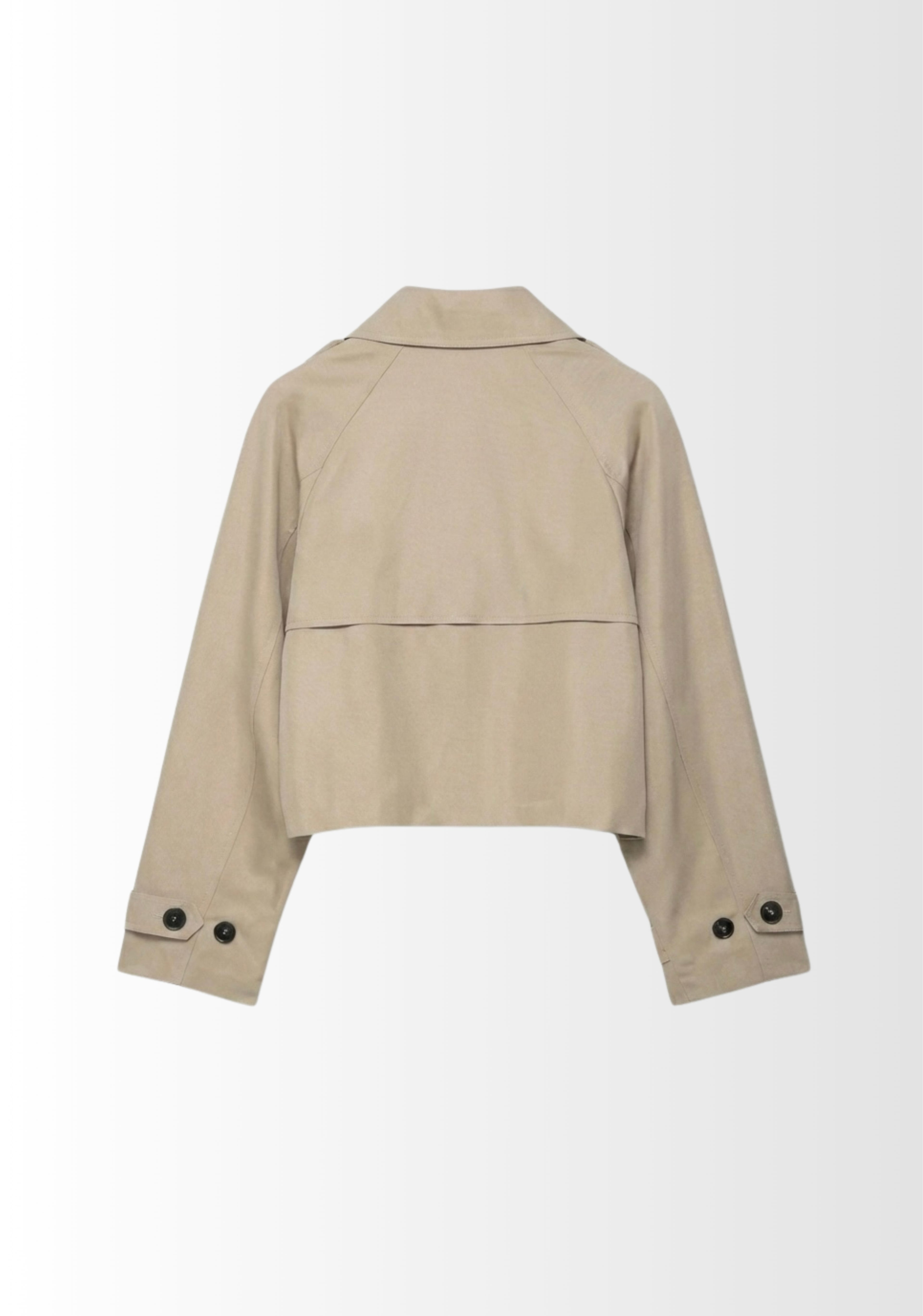 TRENCH-COAT CROISÉE À ÉPAULETTES