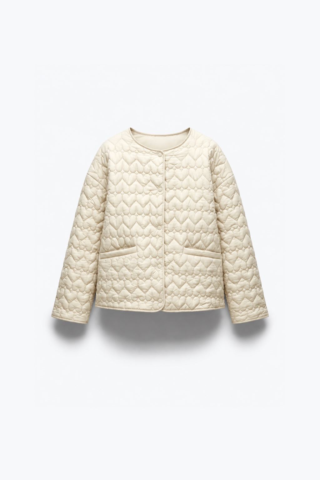 VESTE MATELASSÉE À BOUTONS PRESSION