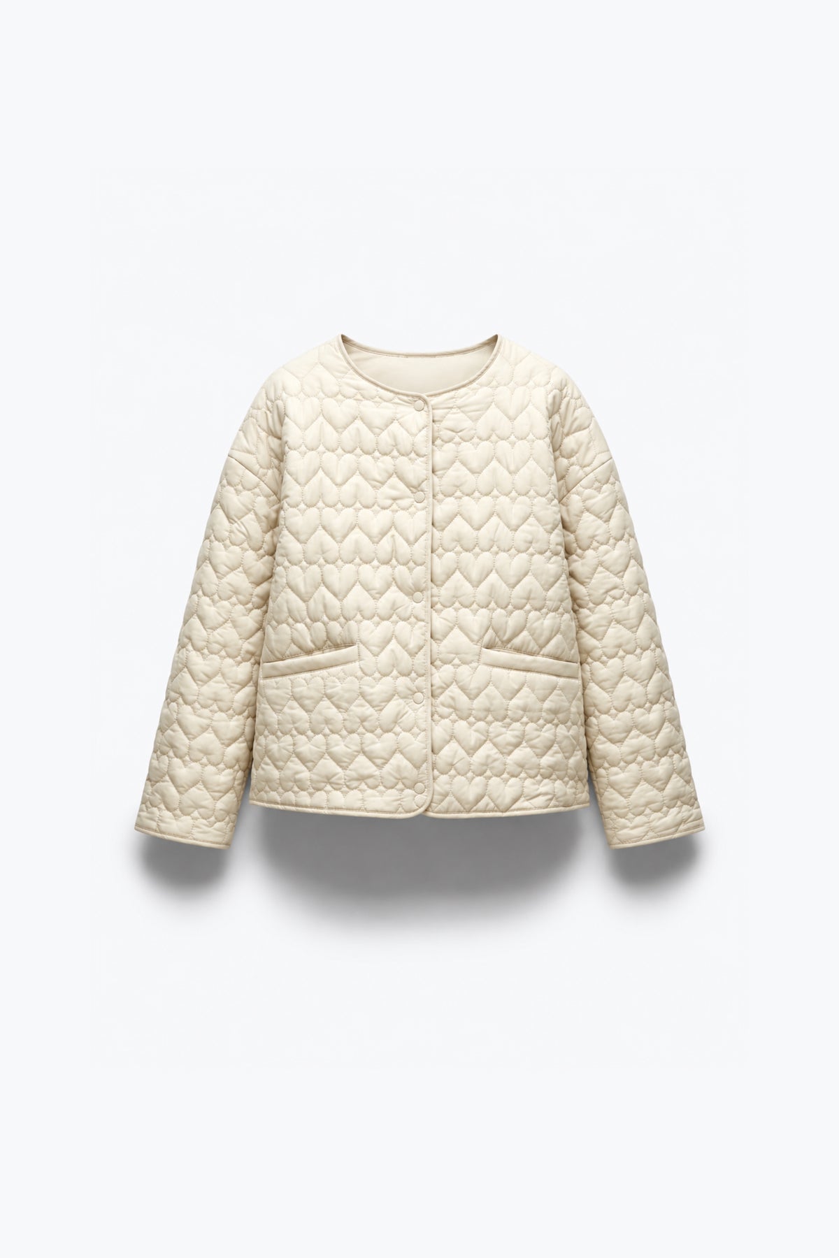 VESTE MATELASSÉE À BOUTONS PRESSION