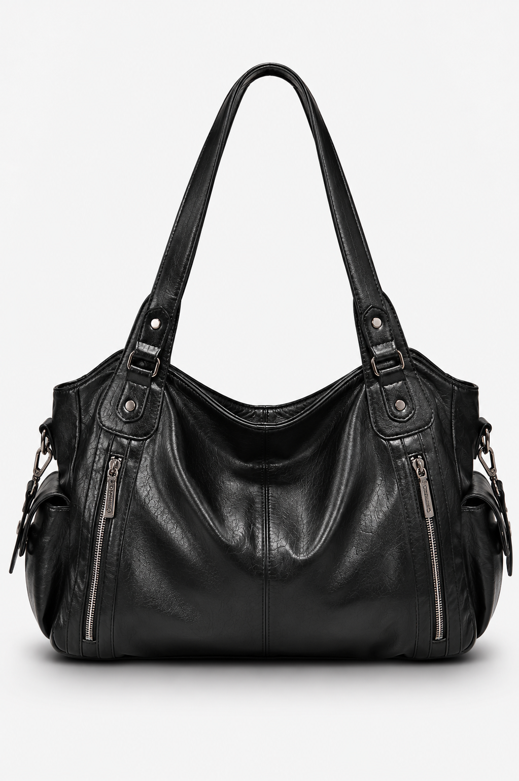 MOSSEN HOUSE FAUX LEATHER HANDBAG
