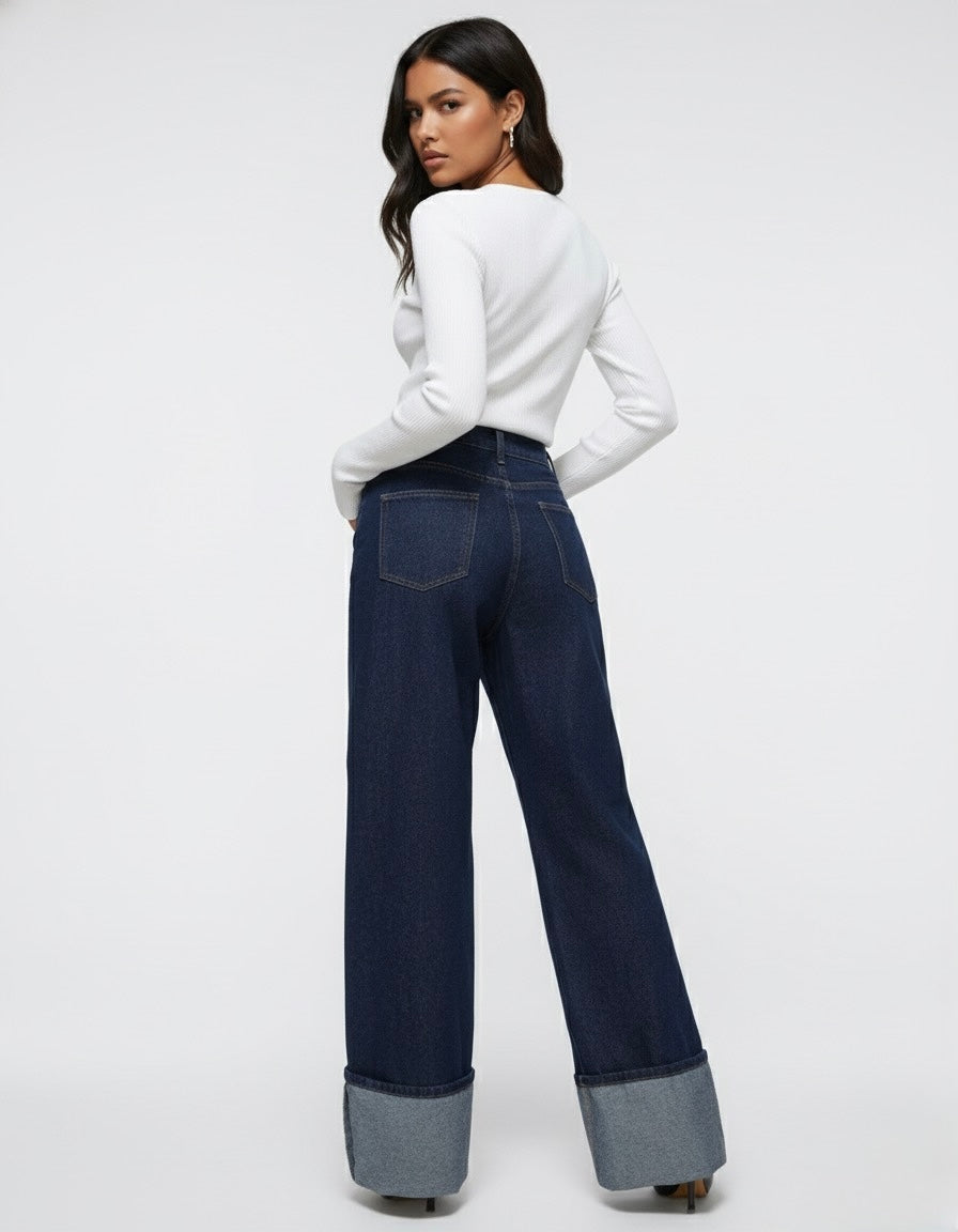 JEAN STRUCTURÉ À GRAND REVERS