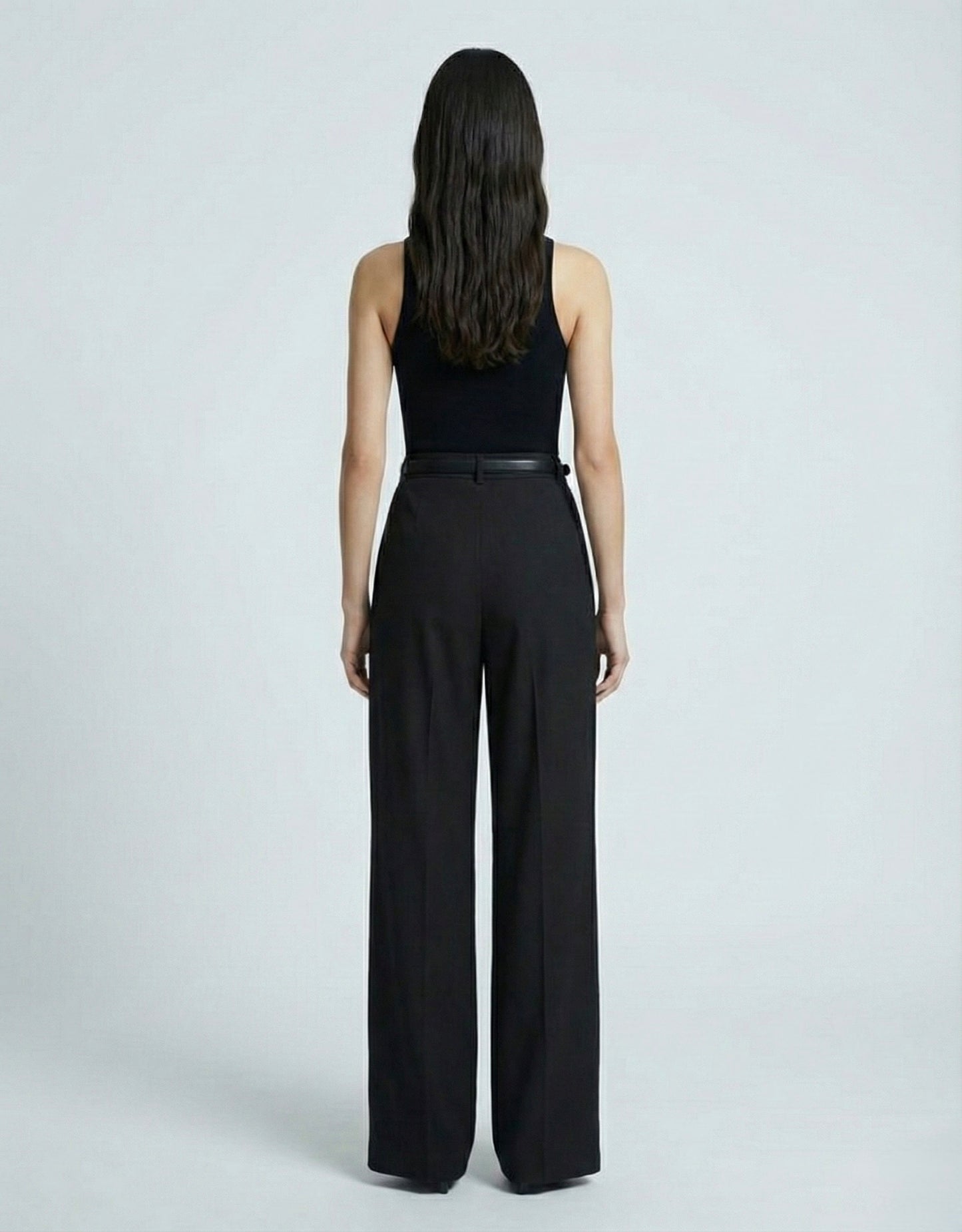 PANTALON LARGE TAILLE HAUTE