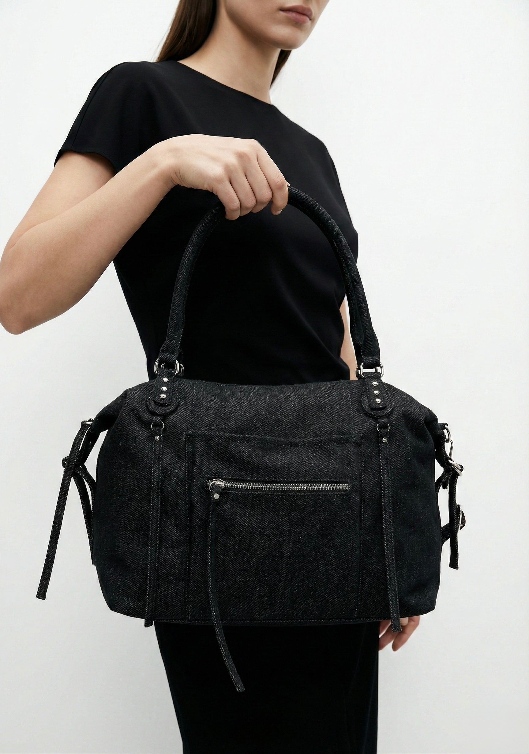 Sac à main effet jean Maison Mossen