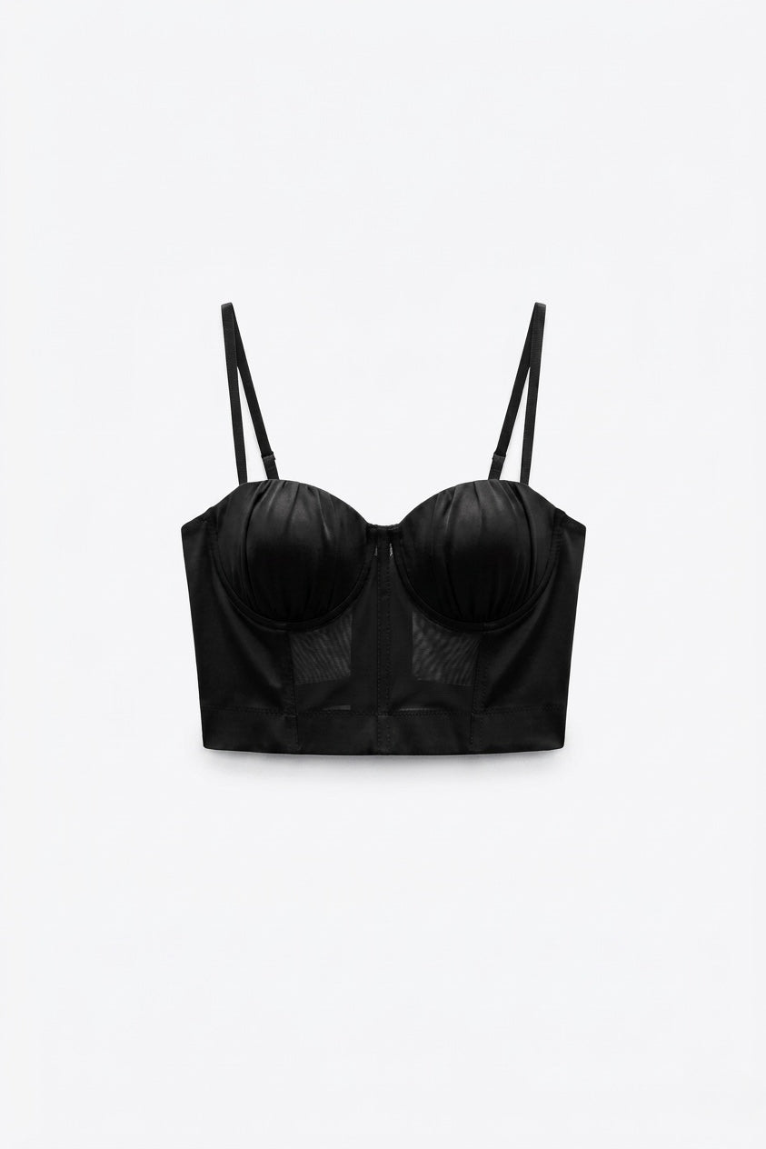 TOP CORSET EN TULLE