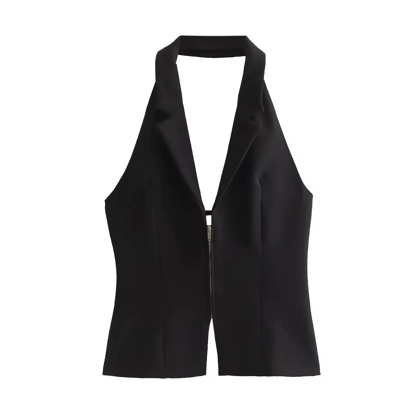 TOP ZIPPÉ DOS NU