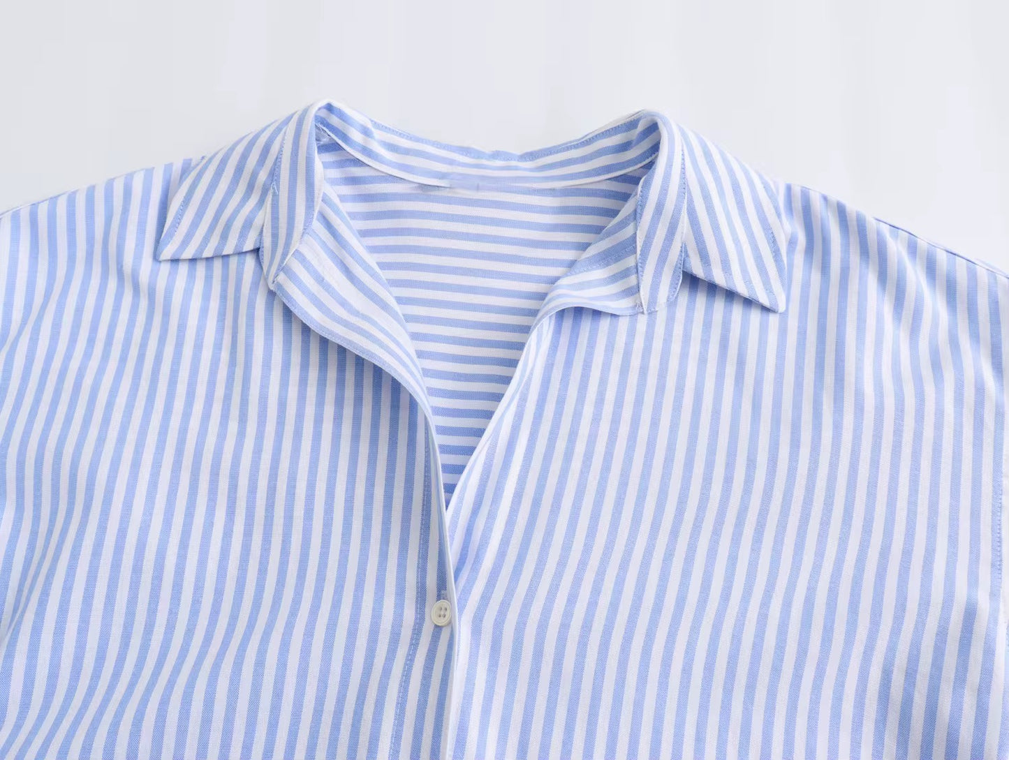 CHEMISE OVERSIZE À RAYURES FINES