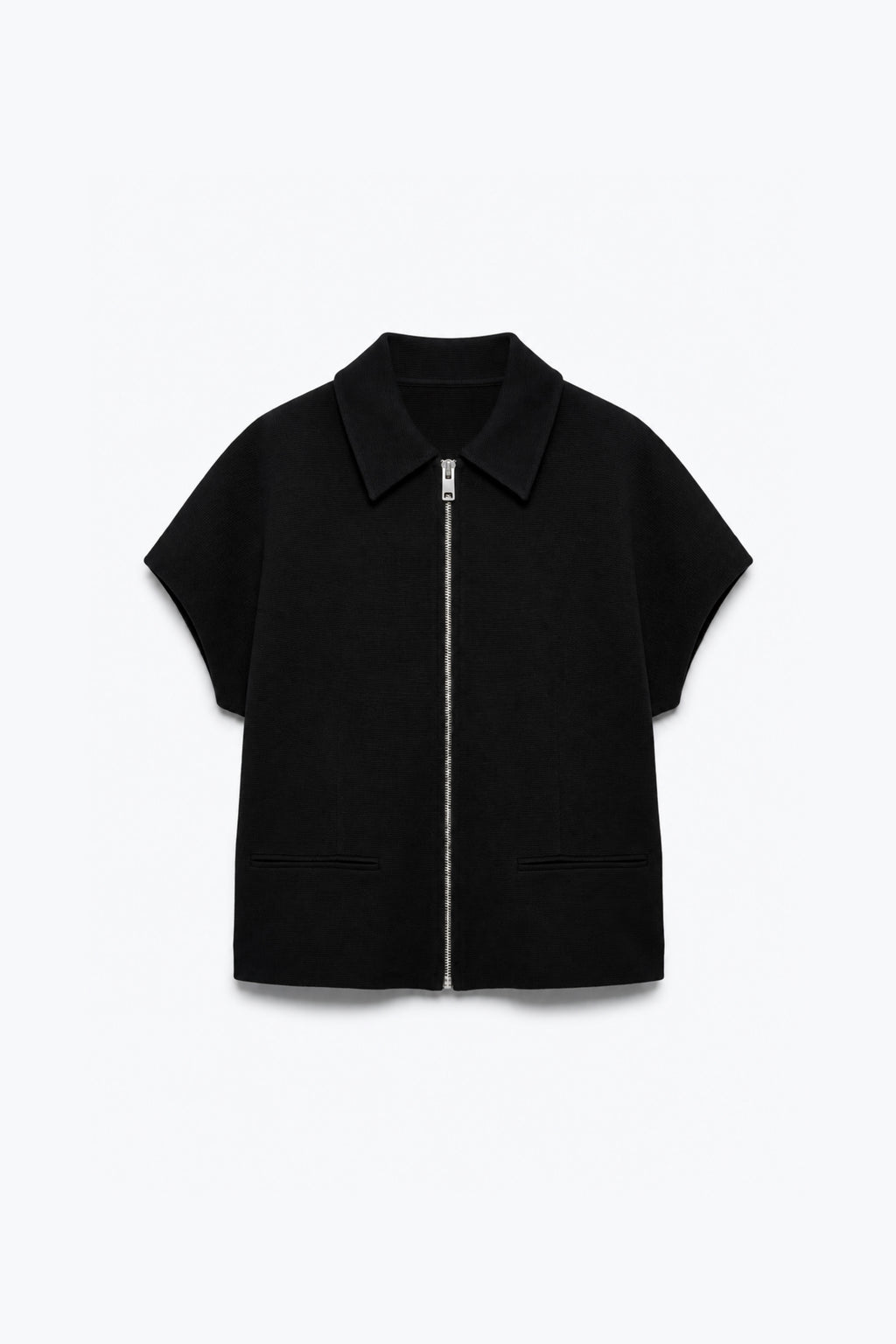 VESTE ZIPPÉE À MANCHES COURTES