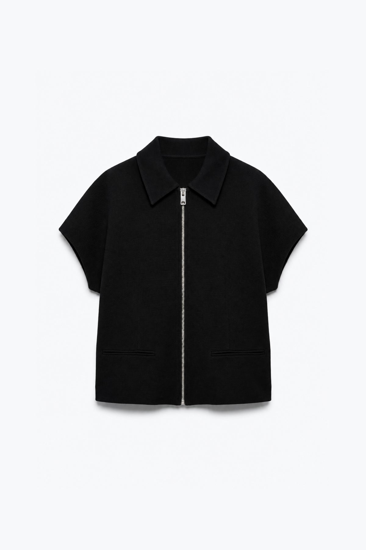 VESTE ZIPPÉE À MANCHES COURTES