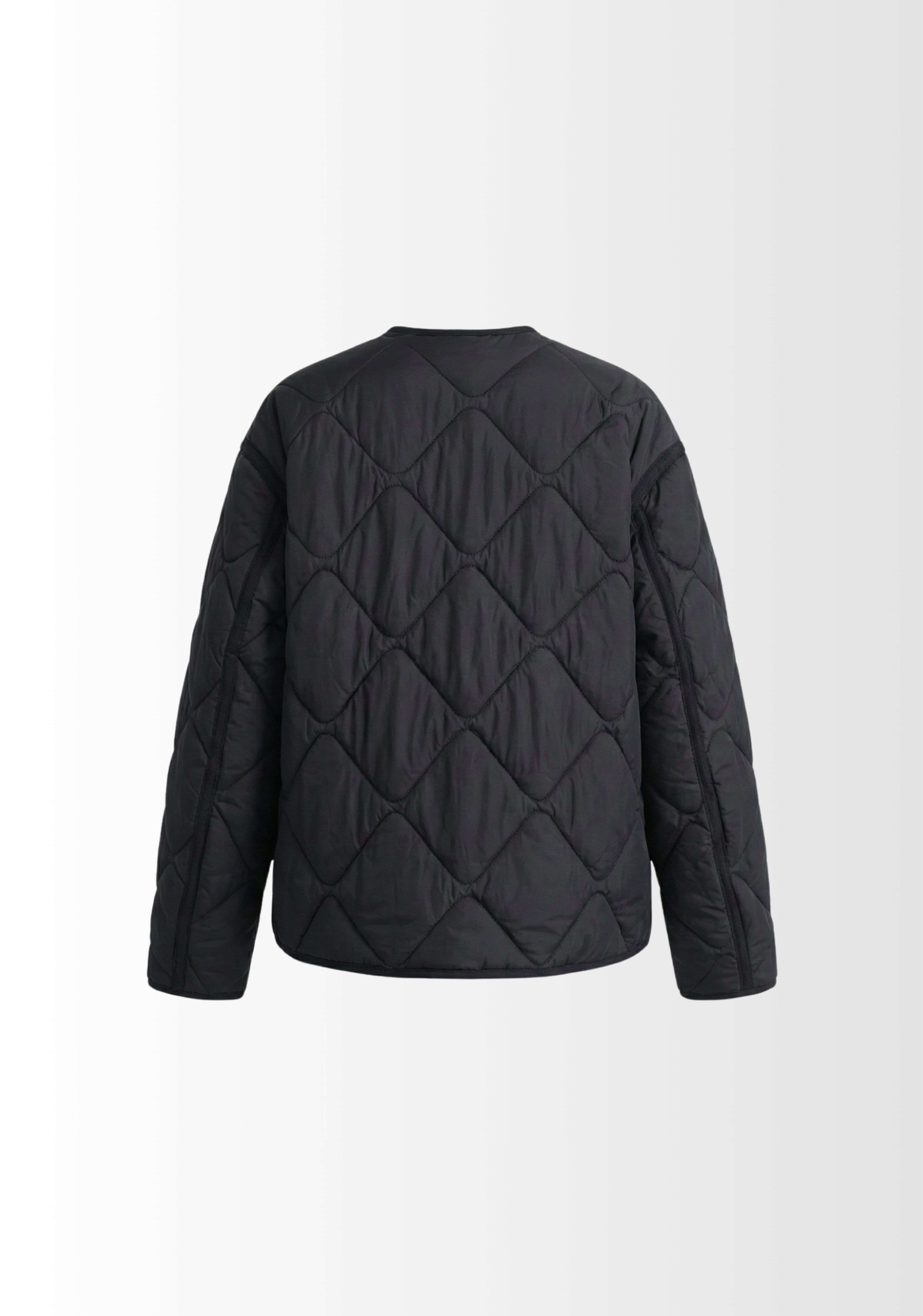 VESTE MATELASSÉE COURTE À BOUTONS