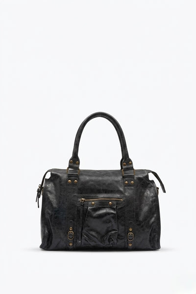 SAC À MAIN EN CUIR DE VACHETTE - HÉRITAGE