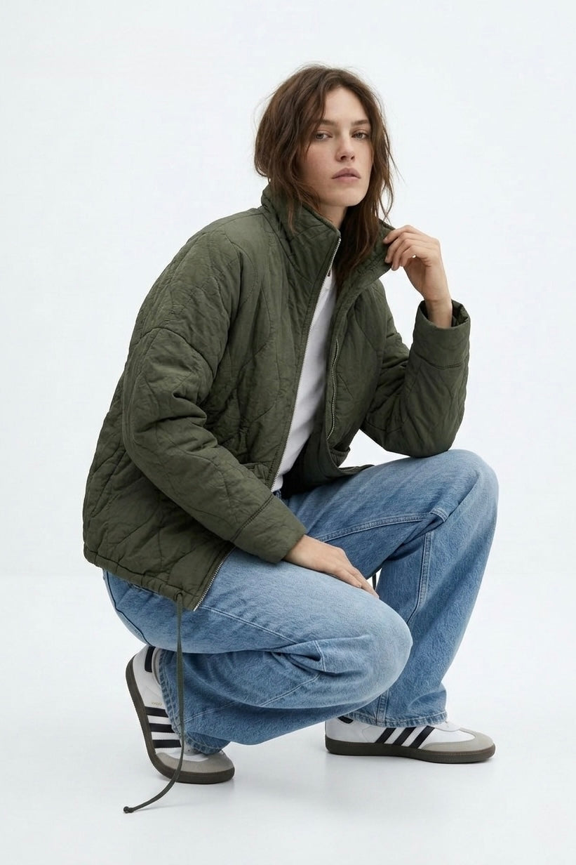 BLOUSON MATELASSÉ EN COTON